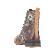 Load image into Gallery viewer, RIEKER - 94611-90 - LACE UP/ZIP ANKLE BOOT (Water Resistant) - Tan multi