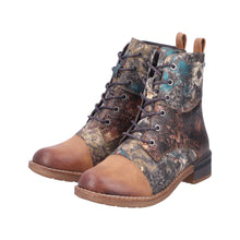 Load image into Gallery viewer, RIEKER - 94611-90 - LACE UP/ZIP ANKLE BOOT (Water Resistant) - Tan multi