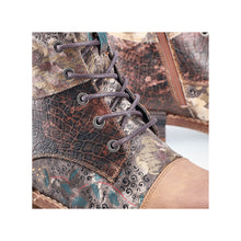 Load image into Gallery viewer, RIEKER - 94611-90 - LACE UP/ZIP ANKLE BOOT (Water Resistant) - Tan multi