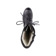 Load image into Gallery viewer, RIEKER - 94632-00 - LACE UP/ZIP LONG BOOT - Black (NEW IN)