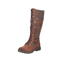 Load image into Gallery viewer, RIEKER - 94732-25 - LACE UP/ZIP KNEE HIGH BOOT (Water Resistant) - Brown