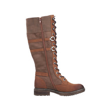 Load image into Gallery viewer, RIEKER - 94732-25 - LACE UP/ZIP KNEE HIGH BOOT (Water Resistant) - Brown