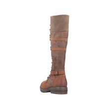 Load image into Gallery viewer, RIEKER - 94732-25 - LACE UP/ZIP KNEE HIGH BOOT (Water Resistant) - Brown