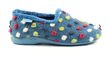 Load image into Gallery viewer, LUNAR - FELIX SLIPPER - Blue Multi Spot (NEW IN)