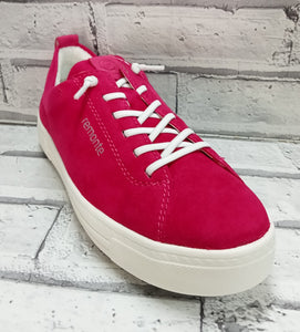 REMONTE - D0913-31 - LACE UP TRAINER - Fuchsia Pink