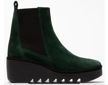 Load image into Gallery viewer, FLY London - BAGU233FLY - P501233024 - PULL ON WEDGE ANKLE BOOT - Forest Green