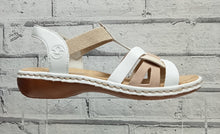 Load image into Gallery viewer, RIEKER - 65918-81 - SANDAL - Cream/Rose/White