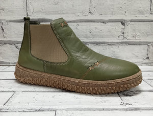 PORTO - PULL ON CHELSEA BOOT - Green