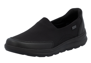 RIEKER - Z0054-00 - SLIP ON TRAINER (Water Resistant) - Black