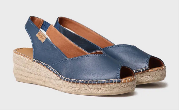 TONI PONS -Bernia-P - WEDGE ESPADRILLE SANDAL - Ocean Blue