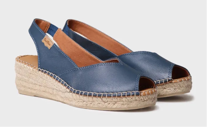 TONI PONS -Bernia-P - WEDGE ESPADRILLE SANDAL - Ocean Blue