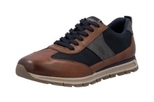 Load image into Gallery viewer, RIEKER - B0507-24 -  LACE-UP/ZIP SHOE - Brown/Navy (NEW IN)