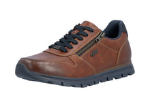 Load image into Gallery viewer, RIEKER - B0513-24 -   MENS LACE-UP/ZIP SHOE - Brown (NEW IN)