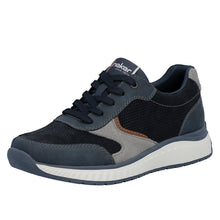 Load image into Gallery viewer, RIEKER - B0606-14- MENS LACE-UP/ZIP SHOE - Navy Multi
