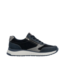 Load image into Gallery viewer, RIEKER - B0606-14- MENS LACE-UP/ZIP SHOE - Navy Multi