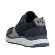 Load image into Gallery viewer, RIEKER - B0606-14- MENS LACE-UP/ZIP SHOE - Navy Multi