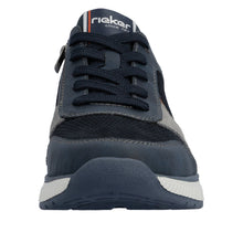 Load image into Gallery viewer, RIEKER - B0606-14- MENS LACE-UP/ZIP SHOE - Navy Multi