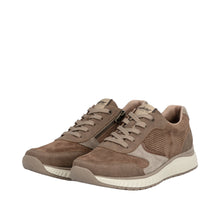 Load image into Gallery viewer, RIEKER - B0606-22 - MENS LACE-UP/ZIP SHOE - Taupe Multi