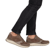 Load image into Gallery viewer, RIEKER - B0606-22 - MENS LACE-UP/ZIP SHOE - Taupe Multi