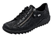 Load image into Gallery viewer, REMONTE - R1402-00- ZIP/LACE SHOE (Water Resistant) - Black