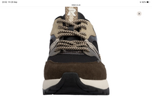 Load image into Gallery viewer, RIEKER - W2501-90 - WEDGE LACE TRAINER -  Brown/Beige (NEW IN)