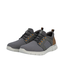 Load image into Gallery viewer, RIEKER - B7796-42 - SLIP ON SHOE - Grey/Tan
