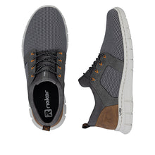 Load image into Gallery viewer, RIEKER - B7796-42 - SLIP ON SHOE - Grey/Tan