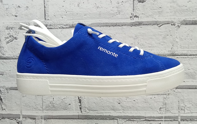 REMONTE - D0913-14 - LACE UP TRAINER - Sapphire Blue