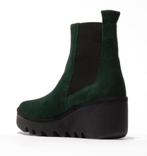 Load image into Gallery viewer, FLY London - BAGU233FLY - P501233024 - PULL ON WEDGE ANKLE BOOT - Forest Green