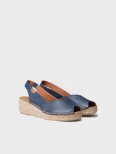 Load image into Gallery viewer, TONI PONS -Bernia-P - WEDGE ESPADRILLE SANDAL - Ocean Blue