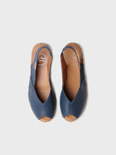 Load image into Gallery viewer, TONI PONS -Bernia-P - WEDGE ESPADRILLE SANDAL - Ocean Blue