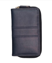 Load image into Gallery viewer, Tulip - Zip around PURSE - Navy (RRP £30)