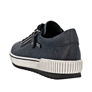 REMONTE - D0700-15 - ZIP/LACE TRAINER/SHOE - Water Resistant - Navy Blue