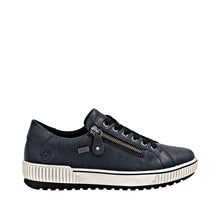 Load image into Gallery viewer, REMONTE - D0700-15 - ZIP/LACE TRAINER/SHOE - Water Resistant - Navy Blue