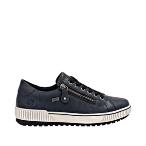 REMONTE - D0700-15 - ZIP/LACE TRAINER/SHOE - Water Resistant - Navy Blue