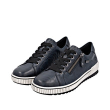 Load image into Gallery viewer, REMONTE - D0700-15 - ZIP/LACE SHOE - Water Resistant - Navy Blue  (NEW IN)