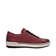 Load image into Gallery viewer, REMONTE - D0700-36 - ZIP/LACE TRAINER/SHOE - Water Resistant - Red