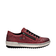 Load image into Gallery viewer, REMONTE - D0700-36 - ZIP/LACE TRAINER/SHOE - Water Resistant - Red