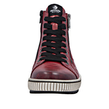 Load image into Gallery viewer, REMONTE - D0772-36 - ZIP/LACE BOOT - Water Resistant - Red
