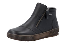 Load image into Gallery viewer, REMONTE - D0783-00 - 2-ZIP ANKLE BOOT (Water Resistant) Black (NEW IN)