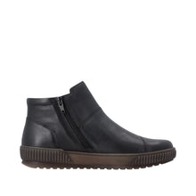 Load image into Gallery viewer, REMONTE - D0783-00 - 2-ZIP ANKLE BOOT (Water Resistant) Black (NEW IN)