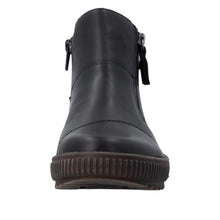 Load image into Gallery viewer, REMONTE - D0783-00 - 2-ZIP ANKLE BOOT (Water Resistant) Black (NEW IN)