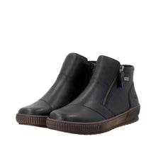 Load image into Gallery viewer, REMONTE - D0783-00 - 2-ZIP ANKLE BOOT (Water Resistant) Black (NEW IN)