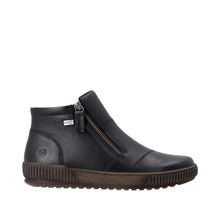 Load image into Gallery viewer, REMONTE - D0783-00 - 2-ZIP ANKLE BOOT (Water Resistant) Black (NEW IN)