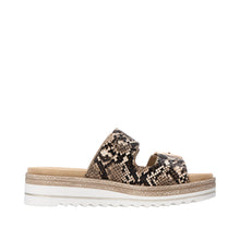 Load image into Gallery viewer, REMONTE - D0Q66-25 - MULE SANDAL -  Brown Snake print