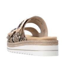 Load image into Gallery viewer, REMONTE - D0Q66-25 - MULE SANDAL -  Brown Snake print