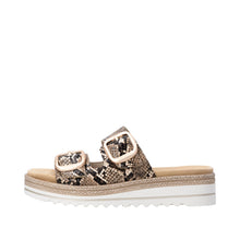 Load image into Gallery viewer, REMONTE - D0Q66-25 - MULE SANDAL -  Brown Snake print