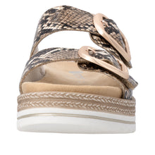 Load image into Gallery viewer, REMONTE - D0Q66-25 - MULE SANDAL -  Brown Snake print