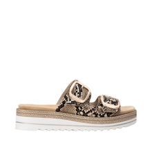 Load image into Gallery viewer, REMONTE - D0Q66-25 - MULE SANDAL -  Brown Snake print