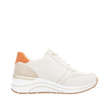 Load image into Gallery viewer, REMONTE - D0T10-80 - LACE UP/ZIP TRAINER - Off White Multi